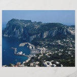 Isle of Capri, Italy Flyer Design