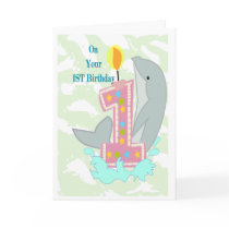 Ist Birthday Greeting Card