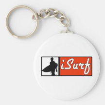 iSurf Red Key Chain