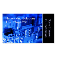 IT Computer Programmer Technician Business Card