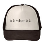 It Is What It Is...