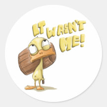 It Wasn't me! - Sticker