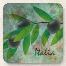 Italia Olives Drink Coaster