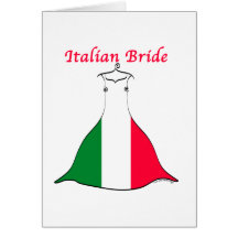Italian Bride Greeting Cards