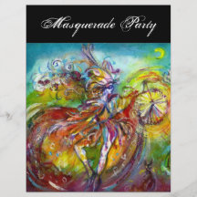 ITALIAN CARNIVAL Masquerade Ball,Dance and Music Flyers