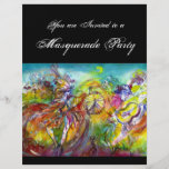 ITALIAN CARNIVAL Masquerade Ball,Dance and Music Full Color Flyer