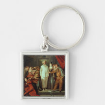 Italian Comedians, c.1720 Key Chains