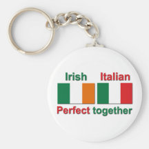 Italian Irish - Perfect Together! Keychains
