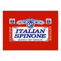 Italian Spinone Card