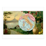 Italy, 1889 vintage card postcard