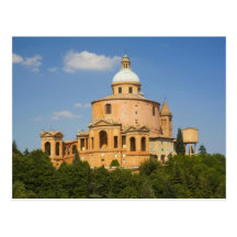 Italy, Bologna, Sunny Day with Portico di San Post Card