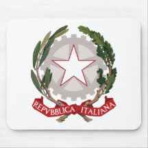 Italy Coat Of Arms Mousepad