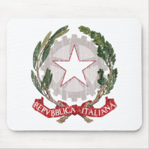 Italy Coat Of Arms Mousepads