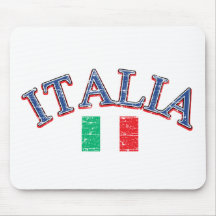Italy football design mouse pad