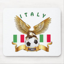 Italy Football Designs Mousepads