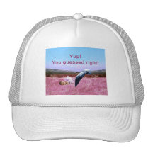It's a baby girl trucker hat