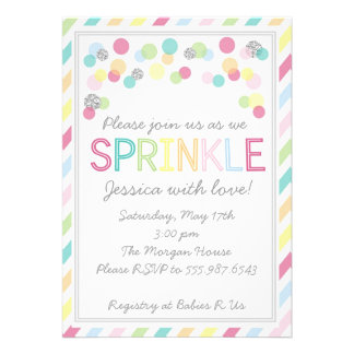 It's a Baby Sprinkle! Baby Shower Invitation