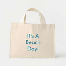 It's A Beach Day! Canvas Bag