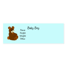 It's A Boy - Announcement Business Card