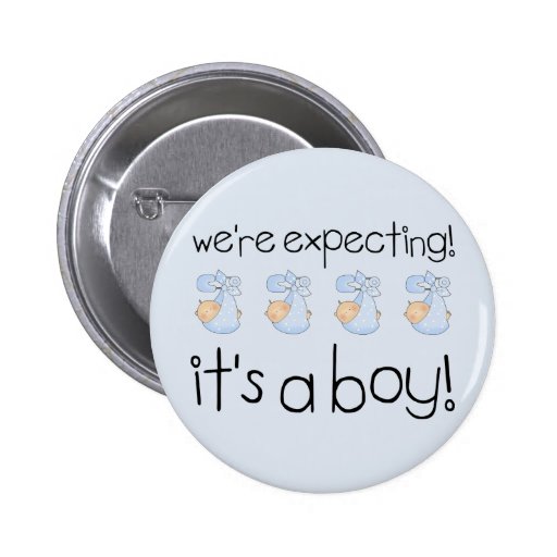 It's A Boy Buttons