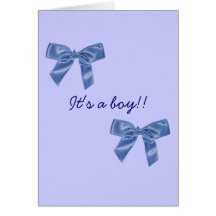 It's a boy!! greeting card