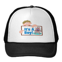 It's A Boy Mesh Hat
