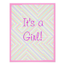 It's a girl baby shower invitation