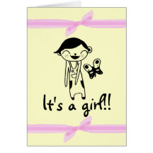 It's a girl!! card