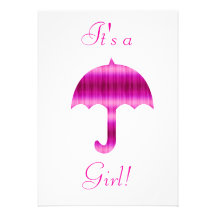 It's a Girl Invitations