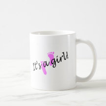 Its A Girl Mugs