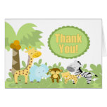 It's A Jungle Thank You Greeting Cards