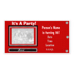 It's A Party Photo Invitation Template Personalised Photo Card