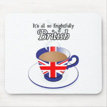 It's All So Frightfully British Mouse Mats
