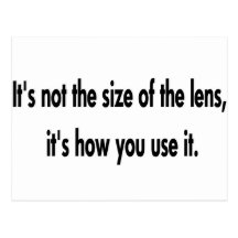 It's How You Use The Lens Postcards