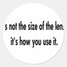 It's How You Use The Lens Stickers