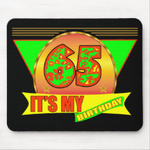 It's My 65th Birthday Gifts Mousepads
