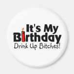 Its My Birthday Drink Up Bitches Magnet