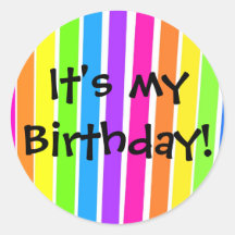 It's my Birthday! Round Sticker