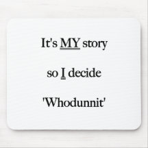 It's my Story Black Mouse Pad
