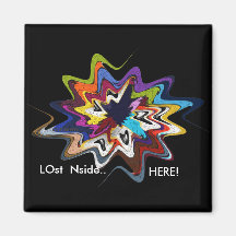 its n the eyes star-1 fridge magnet
