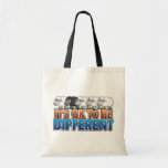 It's OK to be Different BLACK SHEEP Tote Bags