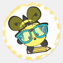 It's OK to BEE a Smarty! Round Stickers