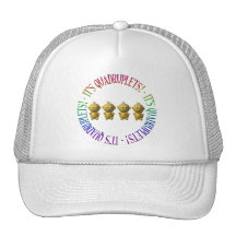 It's quadruplets! trucker hats