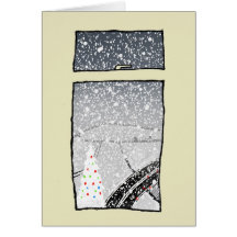 "Its snowing" Card