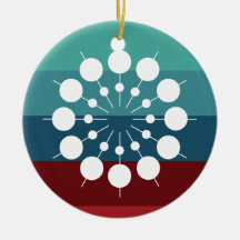 Its snowing! christmas tree ornament