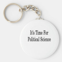 It's Time For Political Science Key Chain