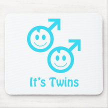 It's twin boys mousepads