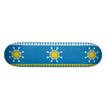 Ivdel, Russia flag Skate Boards