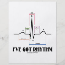 I've Got Rhythm (ECG/EKG - Oldgate Lane Outline) Flyers
