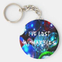 I've Lost My Marbles Key Chain